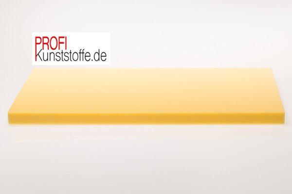 70 cm x 30 cm , gelbes Kunststoffschneidbrett, PROFIBRETT aus Vollkunststoff, HACCP geeignet, Spülmaschinenfest, höchst messerschonend, Industriequalität, für alle Lebensmittel geeignet